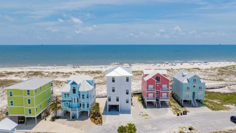 A stunning new beachfront home located in Fort Morgan