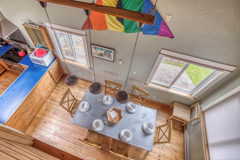 Overhead Dining Area