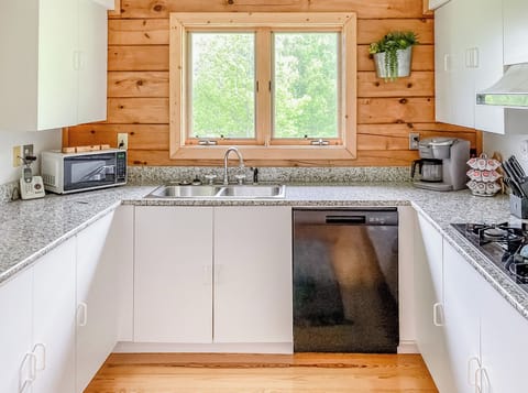 Stocked Kitchen includes fridge, dishwasher, gas stove, 2 ovens, & sink