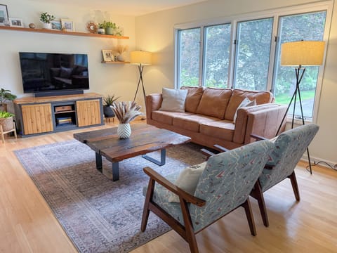 Sun-drenched living room