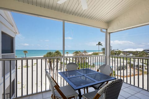 Patio overlooking Gulf of Mexico