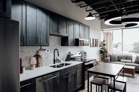 Stainless and granite at your fingertips