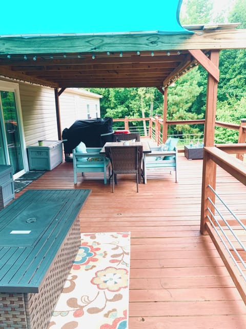 Large back deck