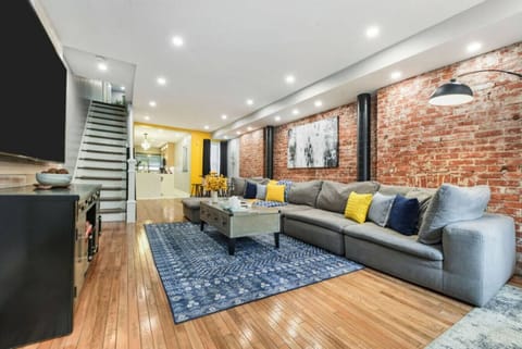 Experience high-end comfort in this spacious living room.