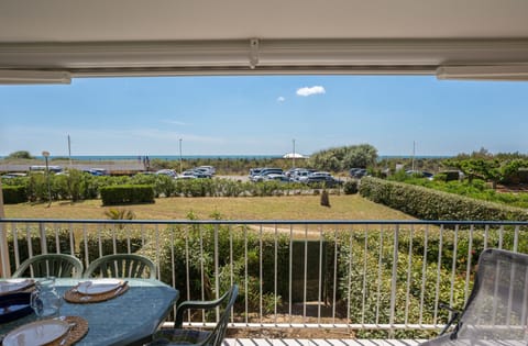 Large terrace with sea views