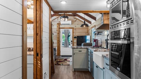 Kitchen offers all you need for meals and snacks