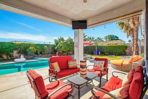 Lounge in style, play a game, or soak in the sun — the perfect backyard retreat awaits!