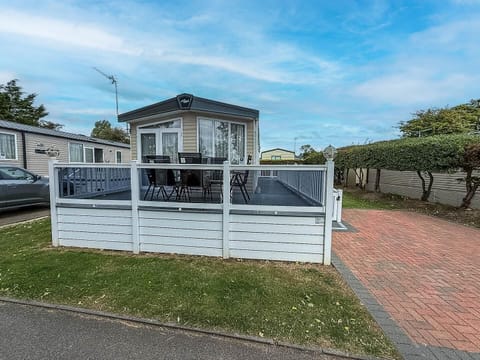 Make memories on your UK staycation with a holiday home that features private decking and easy parking.