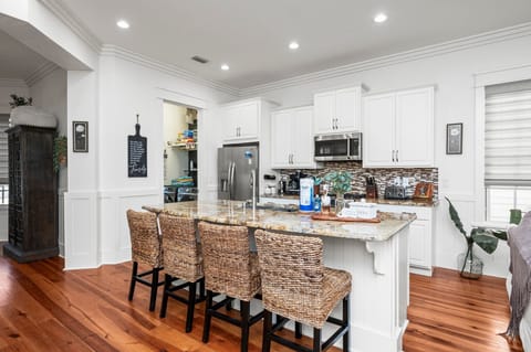 Plenty of space in the open kitchen