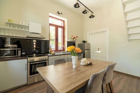 Spacious Kitchen Fully Stocked for Meals
