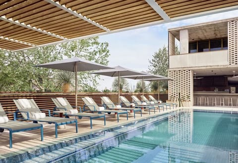 Gather for an easy, sunlit meal in the modern dining room.