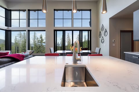 Enjoy family time and the views from the kitchen | Main Level