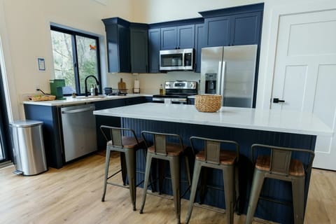 A fully stocked kitchen awaits!