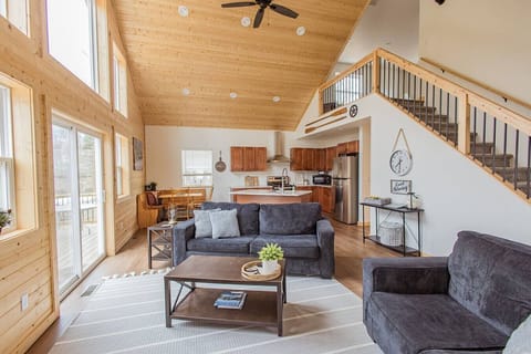 Lofted ceilings, peaceful vibes—perfect for relaxing indoors.