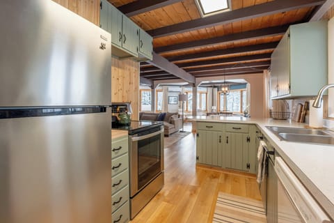 Kitchen is stocked with everything you need for basic cooking & baking!