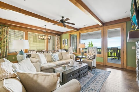 Living Room with Mountain View