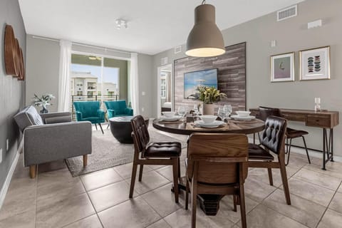Elegant Dining Space Perfect For Family Meals With Resort Views
