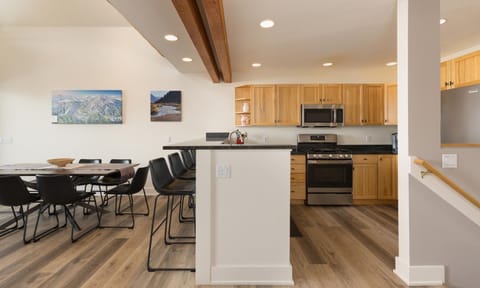 Indoors, Kitchen, Floor, Flooring, Dining Table