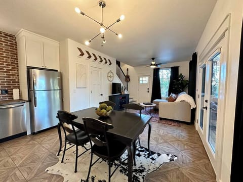 View of living room from Kitchen 