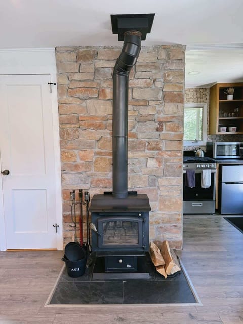 Wood stove

Wood provided 