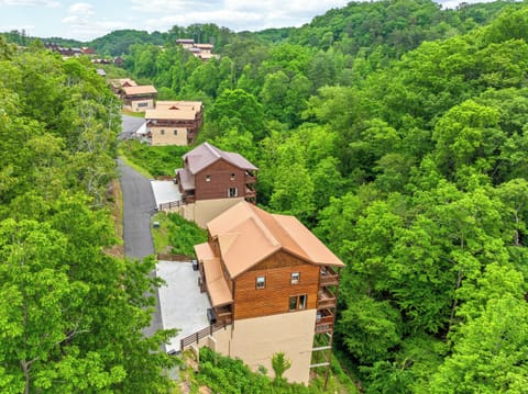 Your mountain retreat, times two. These neighboring cabins are ideal for family reunions or large groups.
