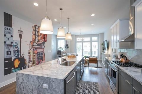 Plenty of counter space for your bar setup, charcuterie board, and all of the snacks!