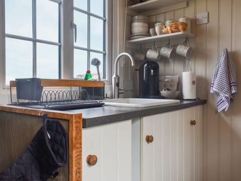 Kitchen area | Bracken Hut at Copy House Hideaway, Earby