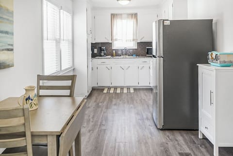 Enjoy your meals in this bright and cozy dining space.