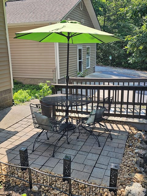 Outdoor Patio near garden area