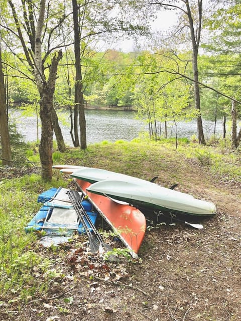 Everything you need for lake adventures is right here — organized, ready, and included in your stay.