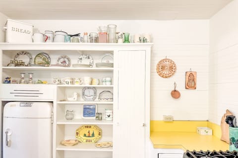 Kitchen with gas stove