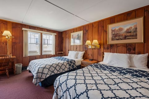 Spacious and comfortable with two double beds — perfect for friends, family, or travelers who like a little extra room to stretch out
