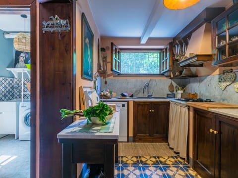 Wood, Interior Design, Kitchen, Flooring, Furniture, Countertop, Floor, Lighting, Home, Room