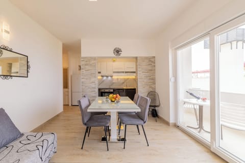 Living space with kitchen