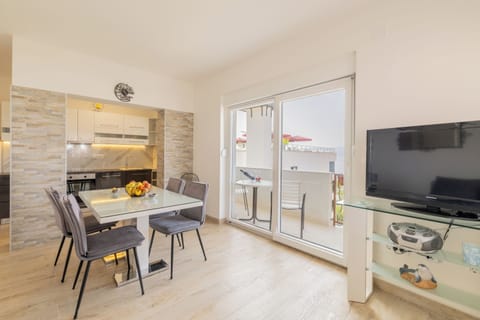 Living space with kitchen