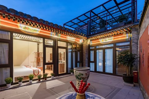 Private courtyard outside the guest room