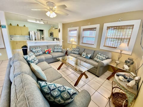 Living room from front door