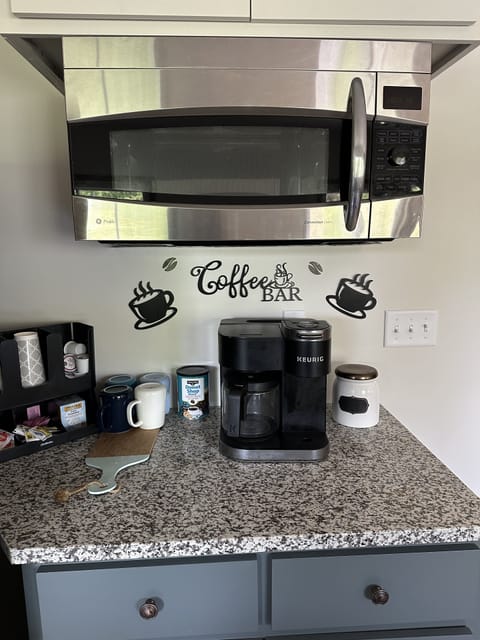 Upstairs coffee nook