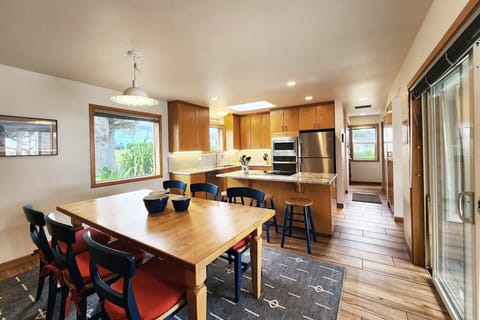 Large dining kitchen area is great space to gather.