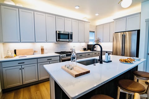 Beautiful kitchen with modern appliances