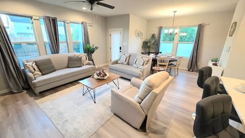 Living Room - An Open View Into The Dining Room