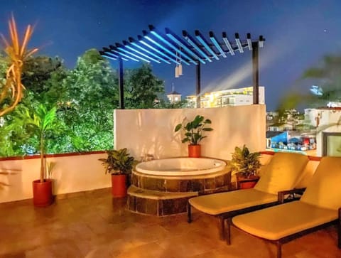 Unwind at the end of the day watching the sunset from the roof terrace!