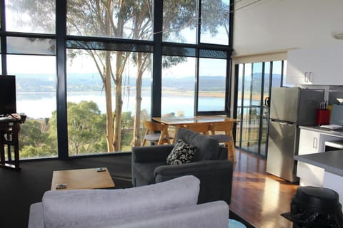Tamar Ridge Apartments - The Lookout - Large Open Living with Tamar Rivers best views