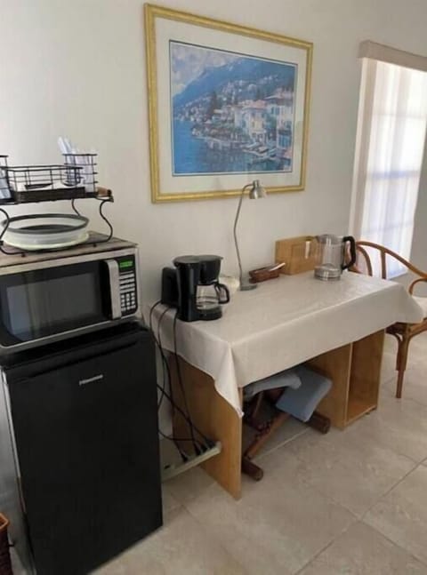 Facing the guest room