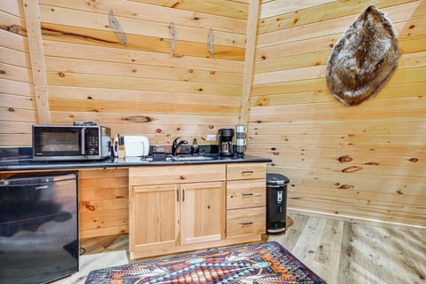 Kitchenette Area | Hot Plate | Microwave/Air Fryer/Convection Oven | First Floor