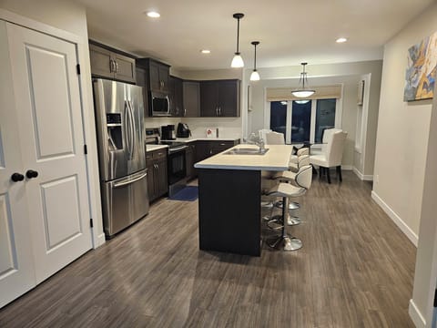 Spotless floors and Kitchen 