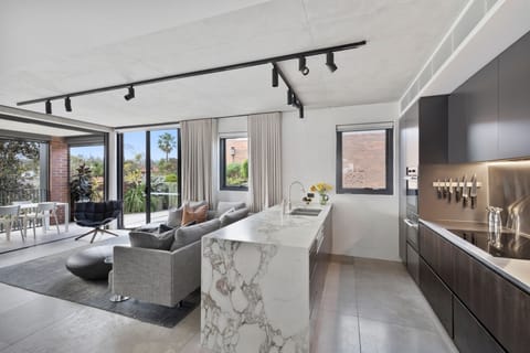 Kitchen and Living Room