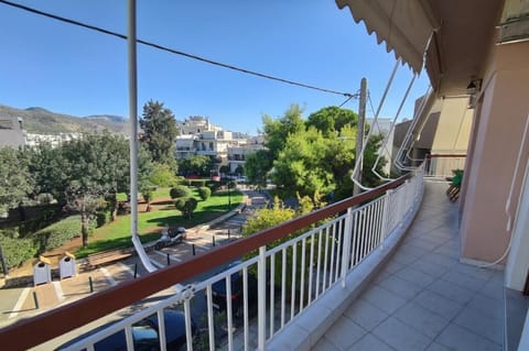 Private balcony of the accommodation