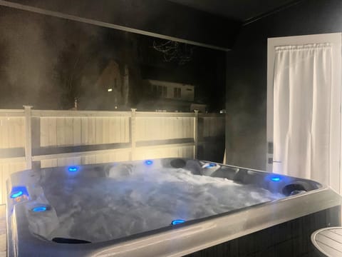 bubbly hot tub!