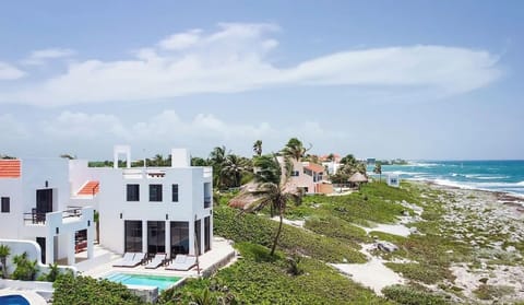 Aerial view of the property